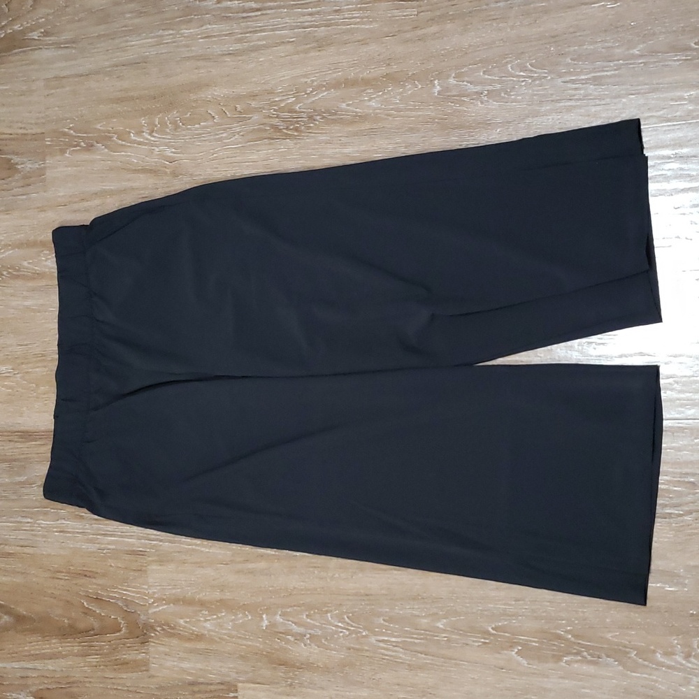 (M) T by Talbots Wide Leg Loose Fit Flowy Cropped Pants Loungewear Cottage